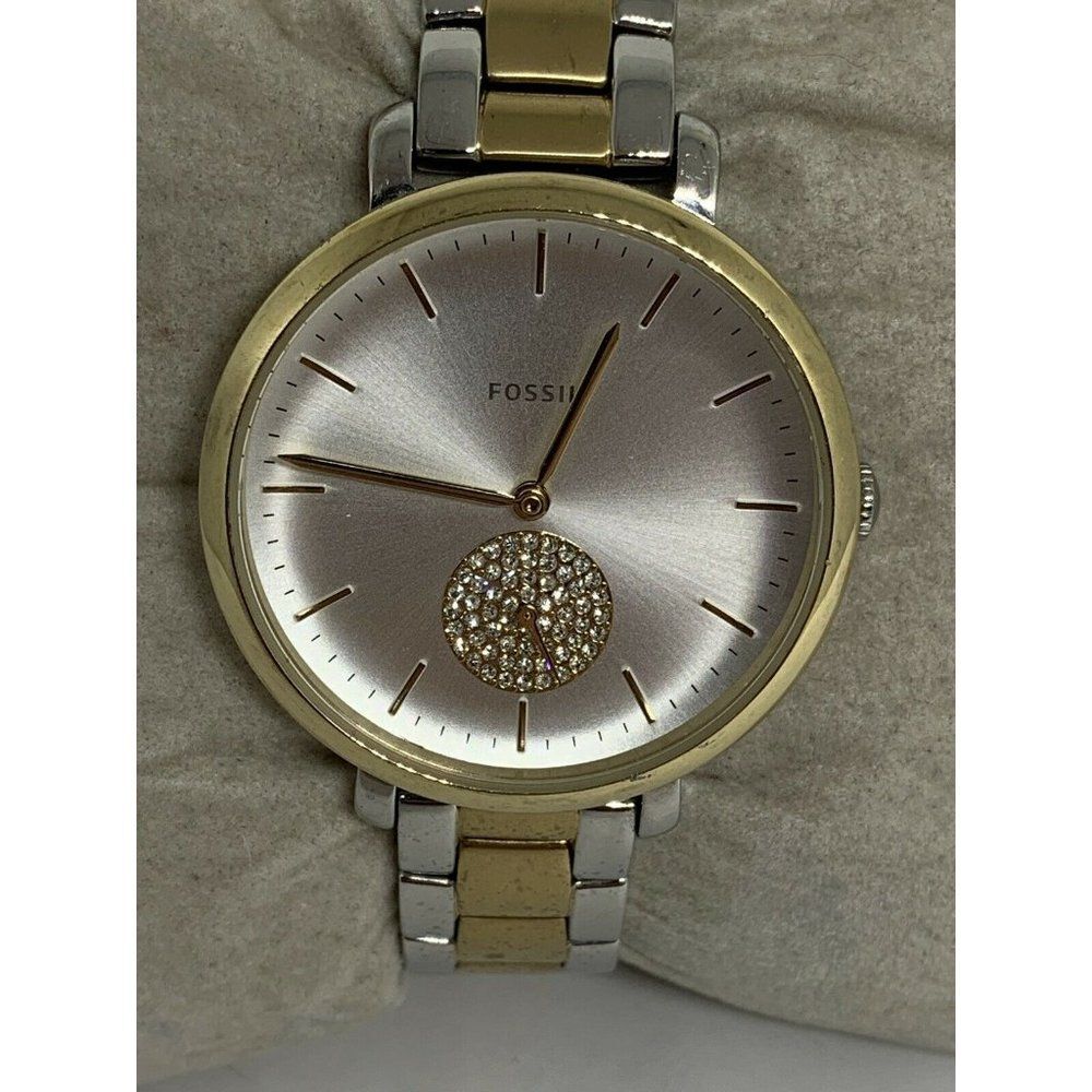 Fossil ES4439 Women Stainless Steel Analog Silver